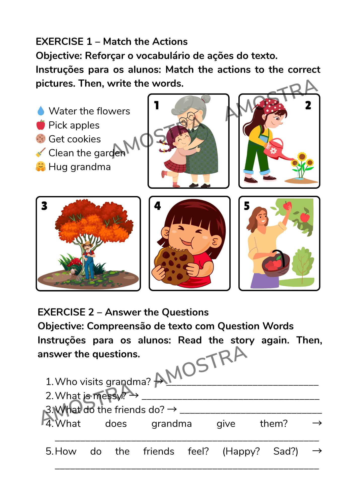 ATIVIDADES DE INGLÊS PARA COLORIR (2)